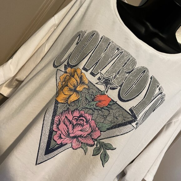 Women's Dallas Cowboys Crop Top XL - Picture 1 of 7